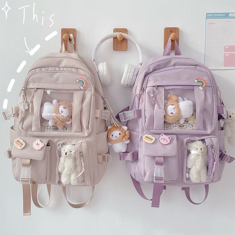 Large-capacity High School Student Backpack Ins Japanese Schoolbag ...