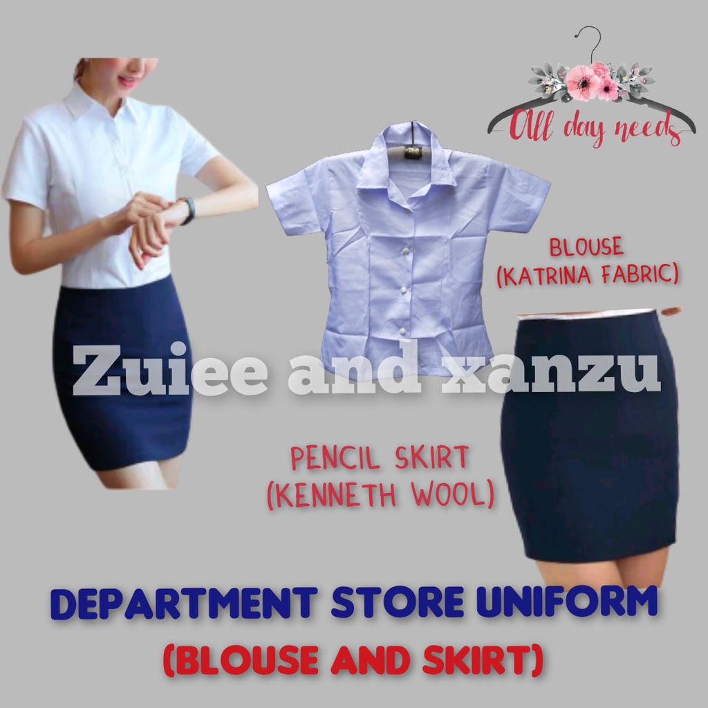 1BS' SM UNIFORM SET// DEPARTMENT STORE UNIFORM SET | Shopee Philippines