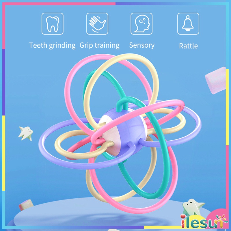 Manhattan Ball Sensory Chew Rattle Baby Toys | Shopee Philippines