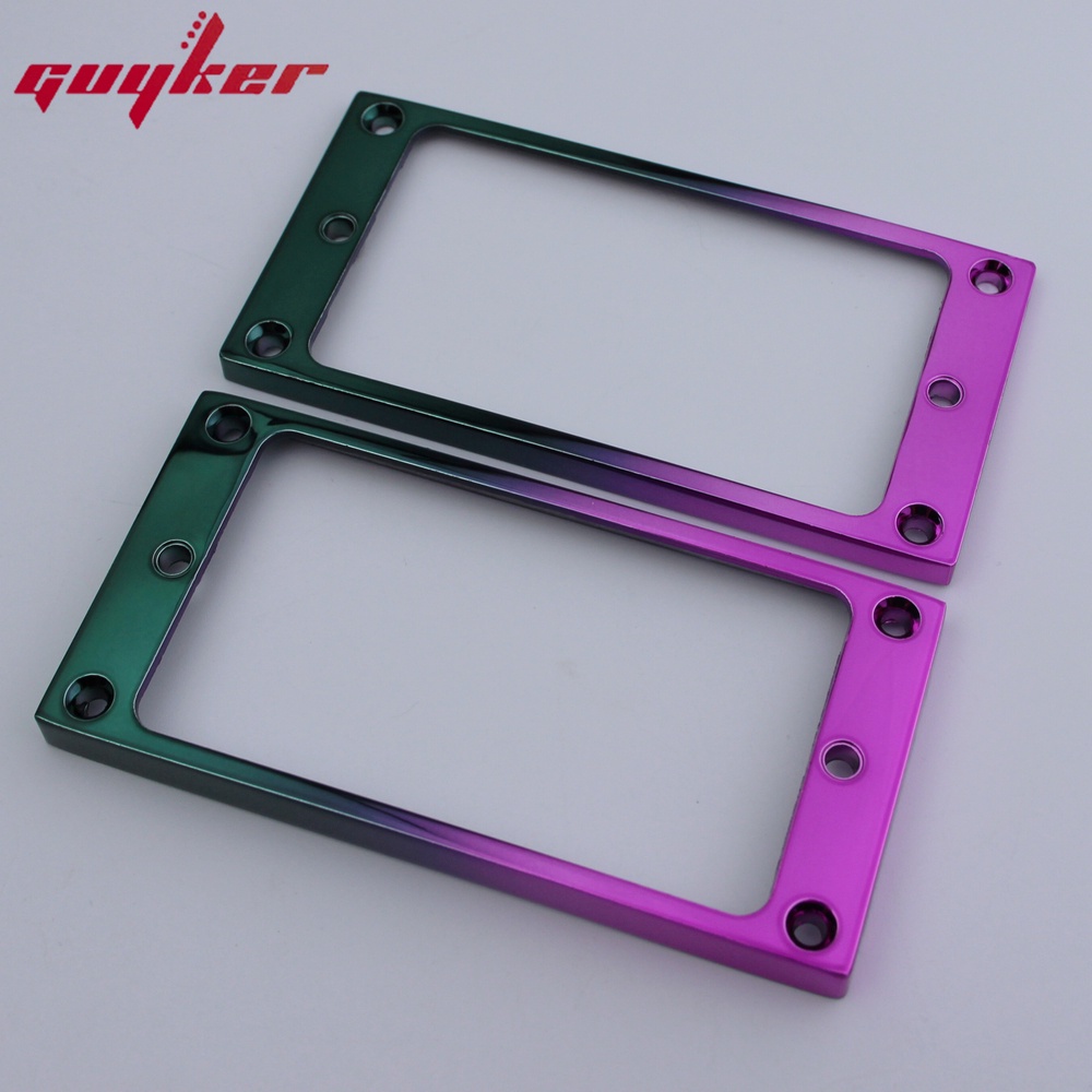 1 Set Coloured Pickup Mounting Rings for Humbucker Pickups Cover Frame ...