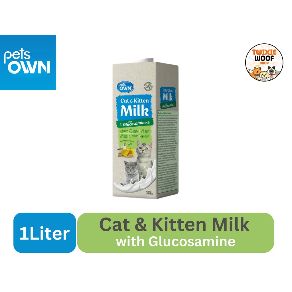 Pets Own CAT and KITTEN Milk with Glucosamine (1Liter) Shopee Philippines