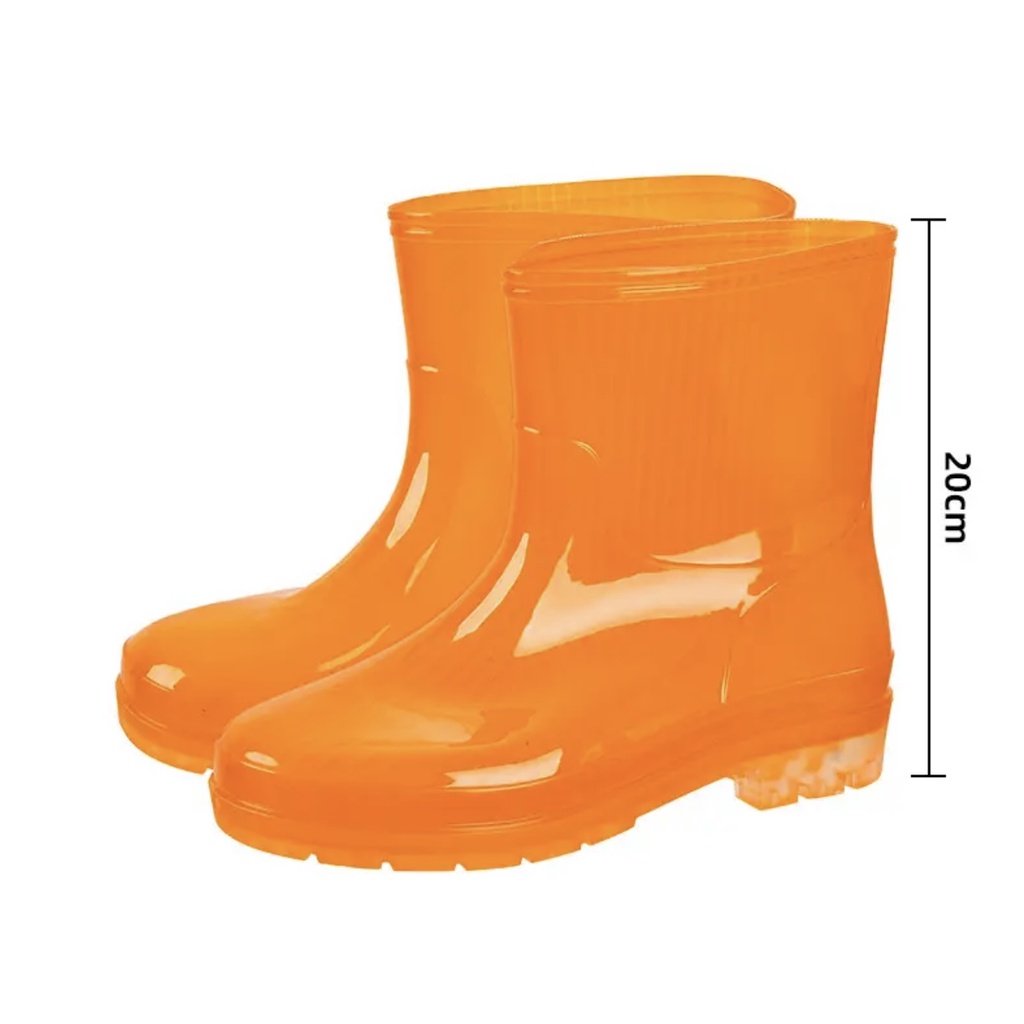 Candy rain boots Low Cut Rain Boots (Bota) For Ladies Rain shoes women
