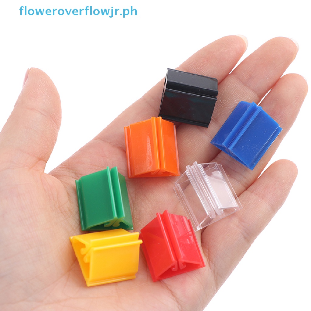 FJR 50PCS Game Card Stands Board Game Pieces Plastic CardS Base Stand