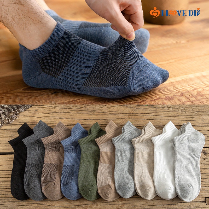 Men S Fashion Casual Ankle Socks Solid Color Comfortable Cotton Socks   Sg 11134201 23020 Fh658xntrbnv7d