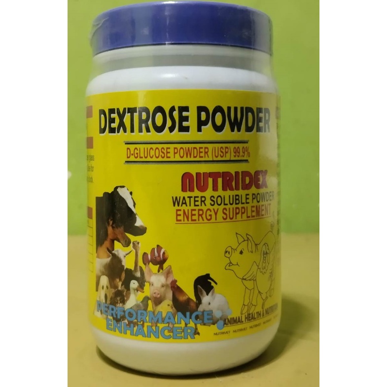 Dog 2024 dextrose powder