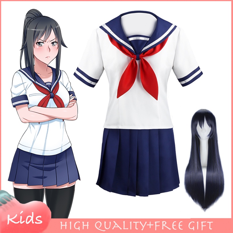 Ayano Aishi Anime Yandere Simulator Cosplay Costume Girl Japanese ...