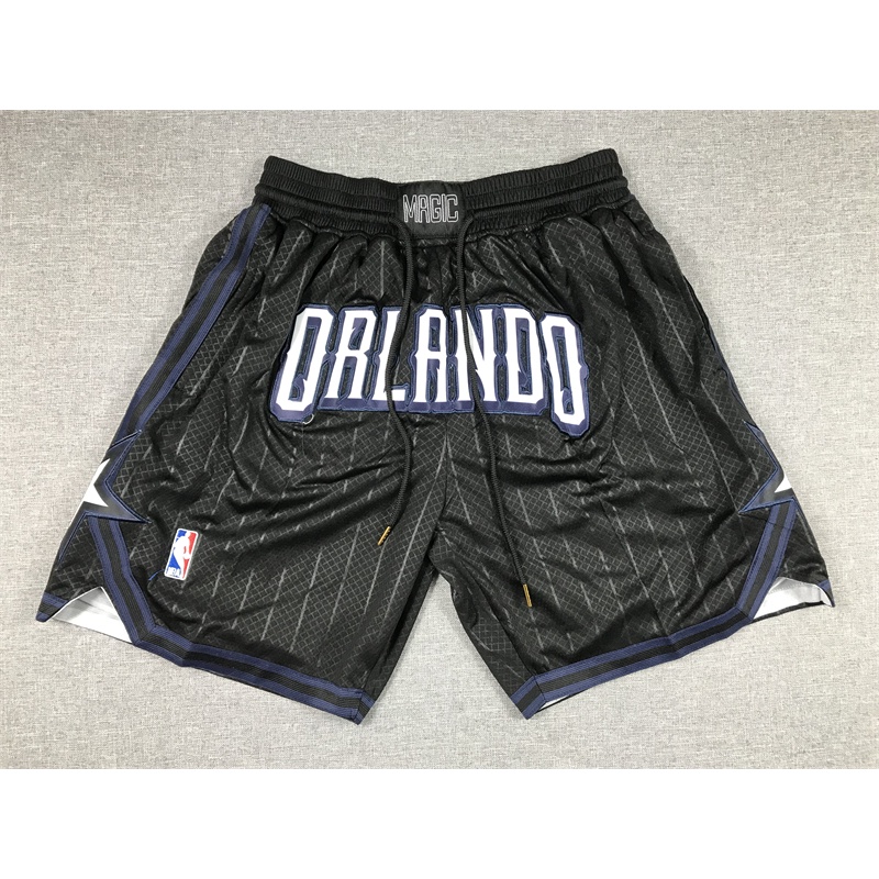 Men s 2023NBA Short Orlando Magic New Season Black Basketball Shorts Shopee Philippines