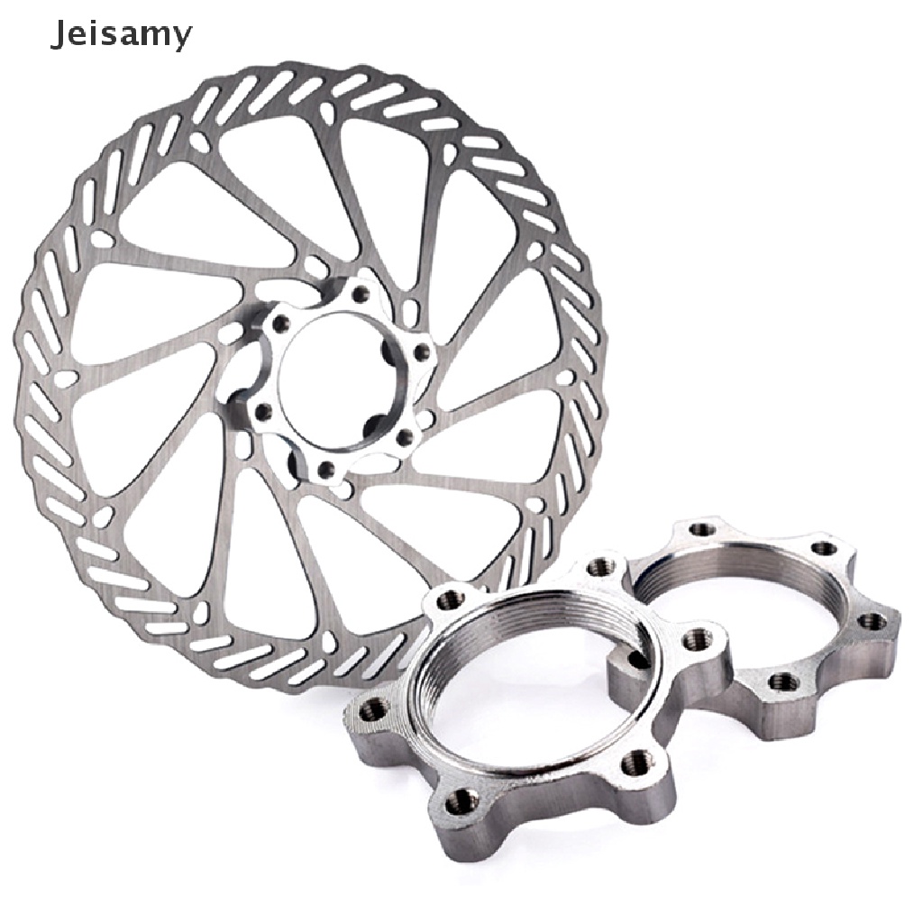 [Jei] 2PCS Bicycle Bike Freewheel Threaded Hubs Disk Disc Brake Rotor