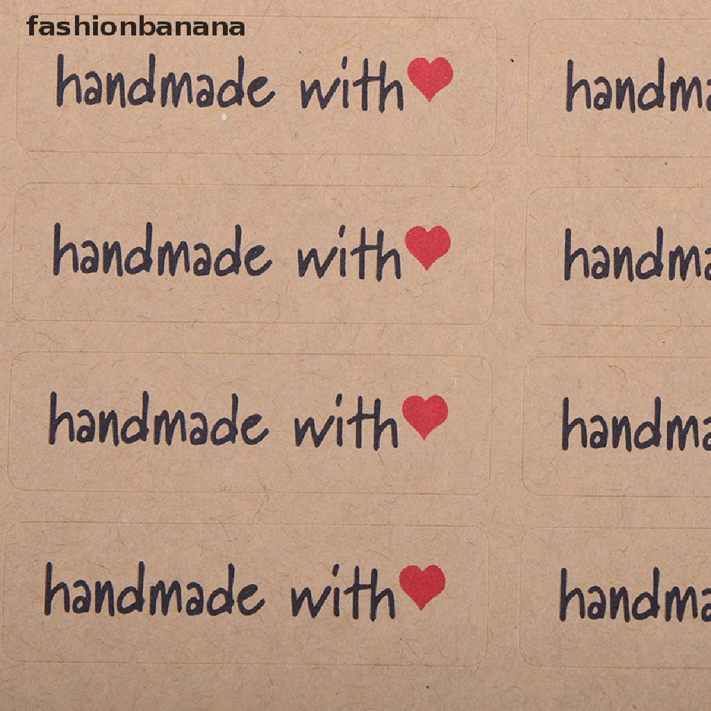 FBPH Bless 120PCS DIY Kraft Sealing Stickers Paper Crafts Hand Made ...