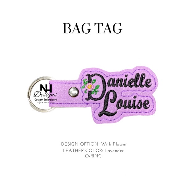 Customize/Personalize Embroidered Bag Tag Shopee Philippines