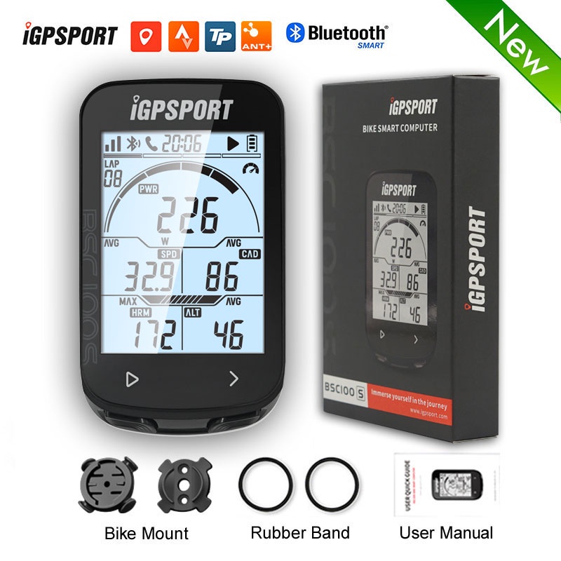 IGPSPORT BSC100S GPS Bicycle Computer Bluetooth ANT+ Wireless