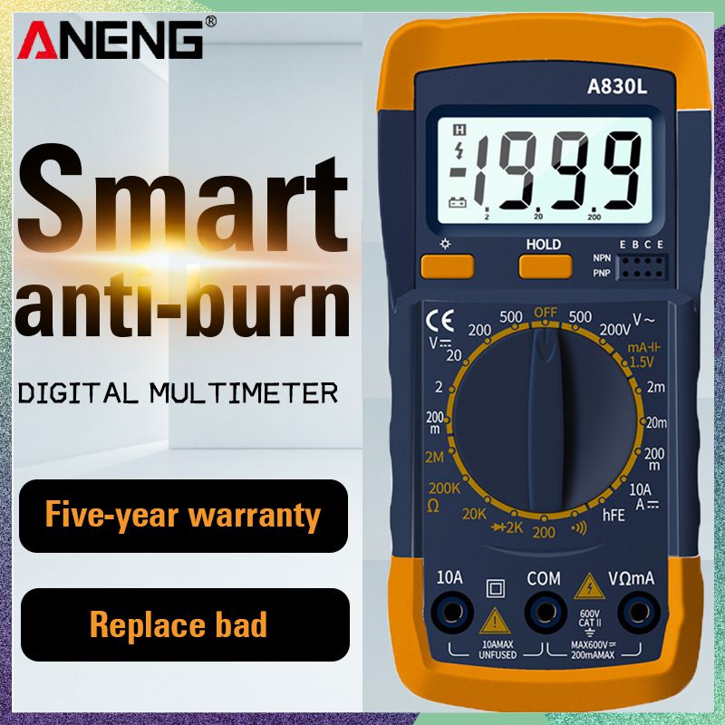 Digital Multimeter Multi Tester XL830L/DT830D ManualRanging Multi