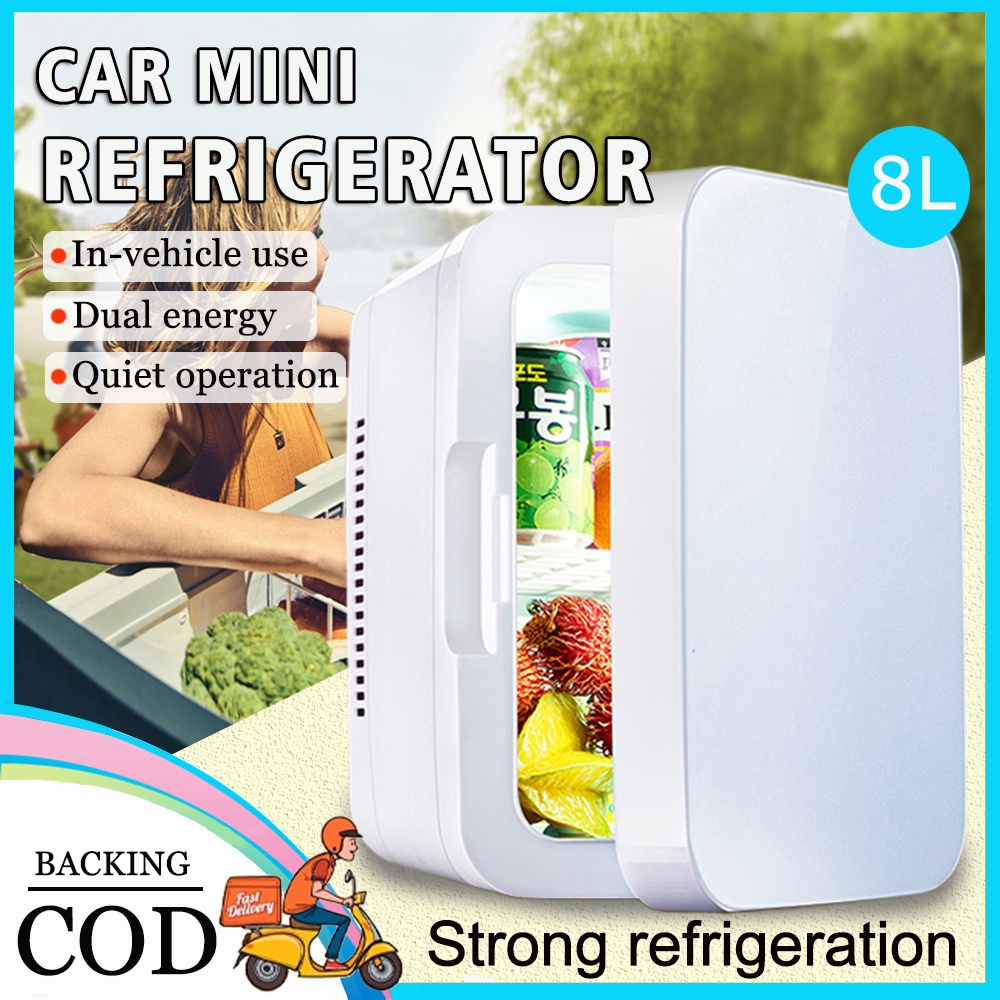 8L Portable Car/Household Mini Refrigerator Refrigeration Freshkeeping