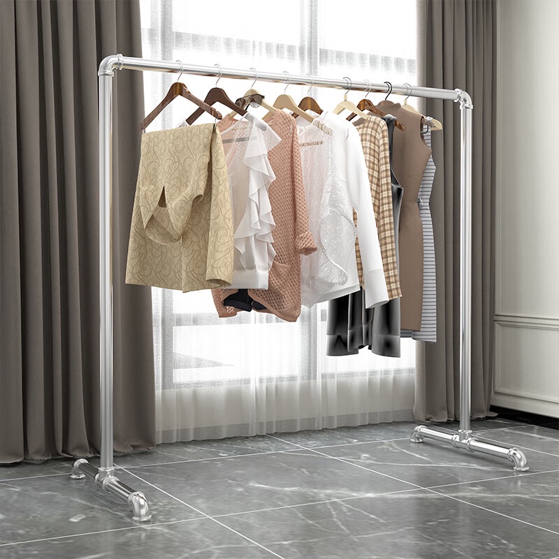 Cloth Hanger Rack Cloth Drying Rack Bedroom clothes hanger floor drying ...