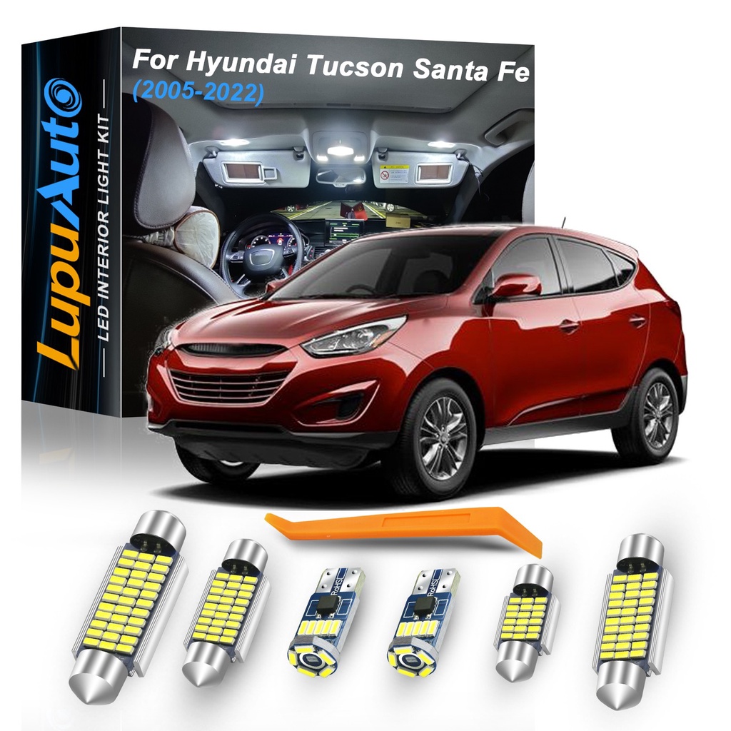 LupuAuto Car Interior light For Hyundai Tucson Santa Fe Santafe 2005 ...