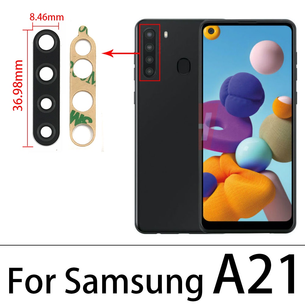 2pcs Back Camera Glass For Samsung A12 A21 A31s A317f A42 A425f A10s A20s A02 A02s A22 4g 5g 9950