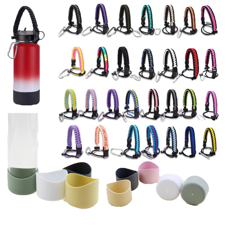 SUGAW Hydro Flask Tumbler Water Bottle Straps Accessories Silicone Cup