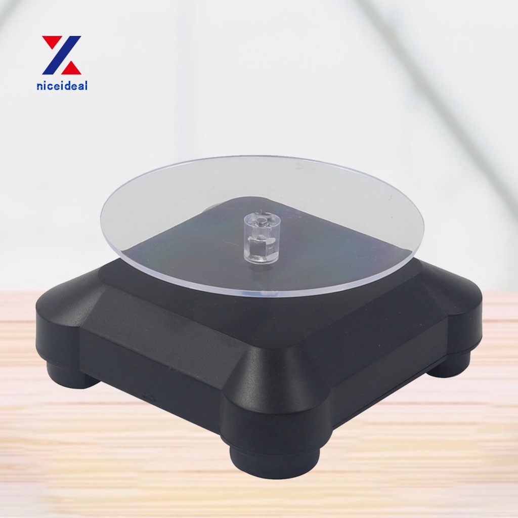 [Ready stock] Black Rotating Display Stand for Dolls Automatic