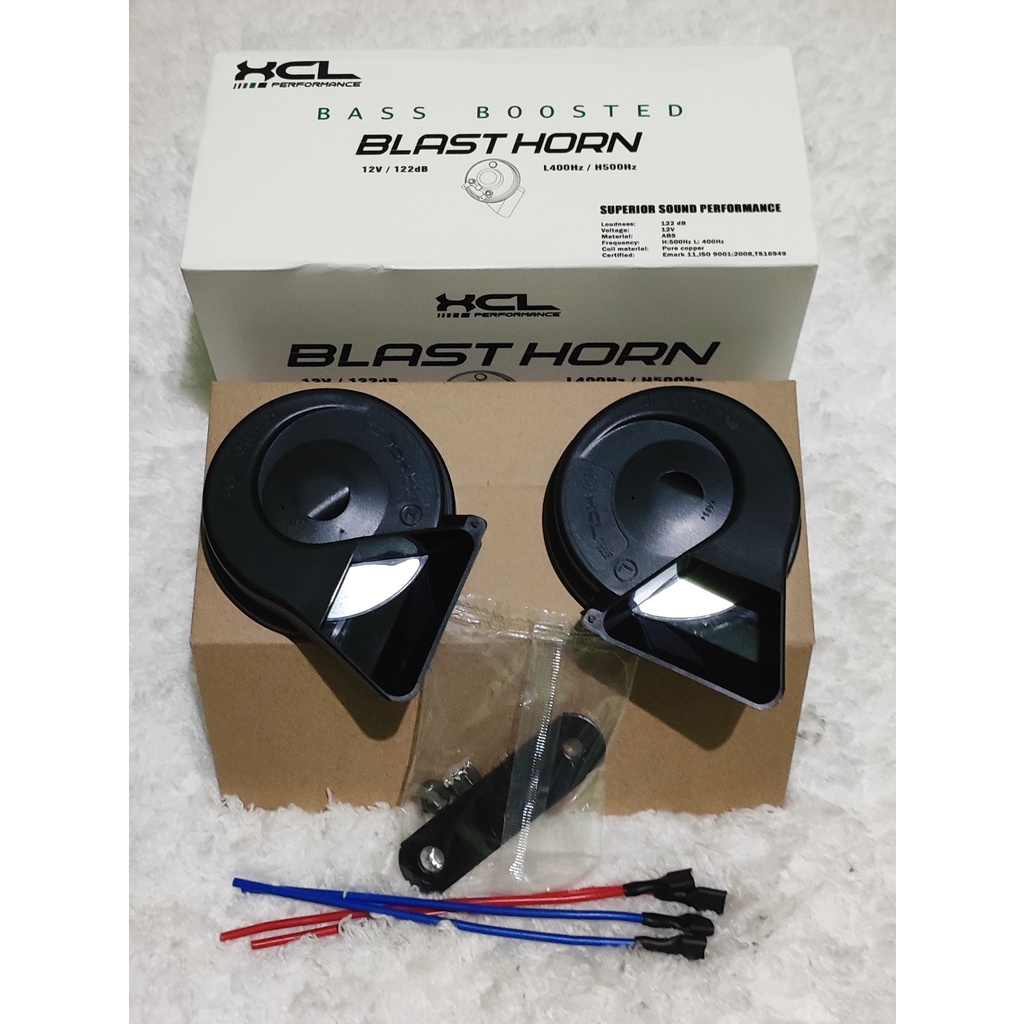 XCL Blast horn 12V 122dB L400Hz / H500Hz bass boosted loud horn free