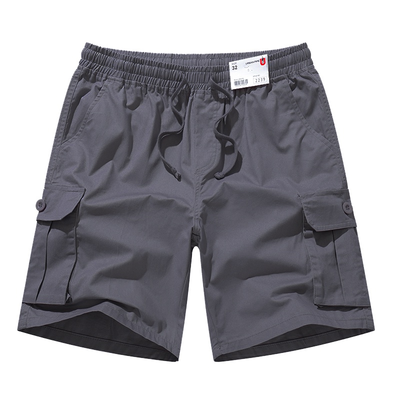 URBAN PIPE 6 Pocket Cargo Shorts For Men Knee-Length Buttons Drawsting ...