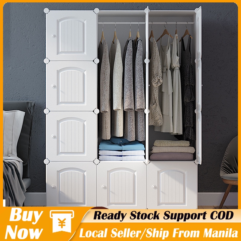 DIY Simple Wardrobe Fabric Assembly Wardrobe Simple Plastic Combination