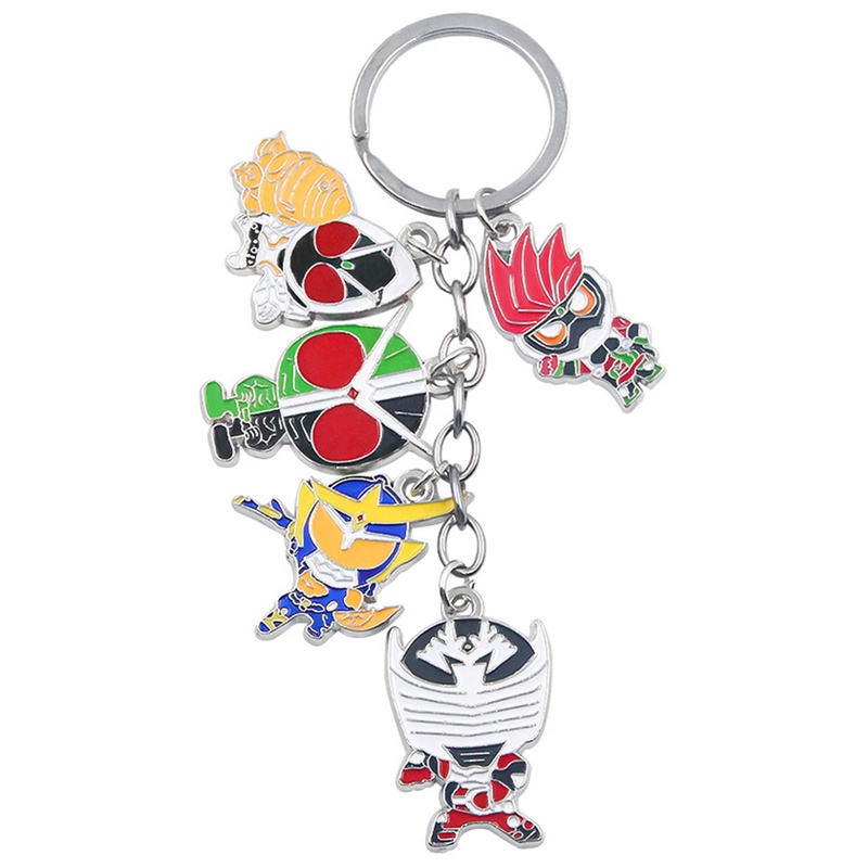 Anime Kamen Rider Keychain Zi-O Heisei Knight Showa Reiwa Knight ...