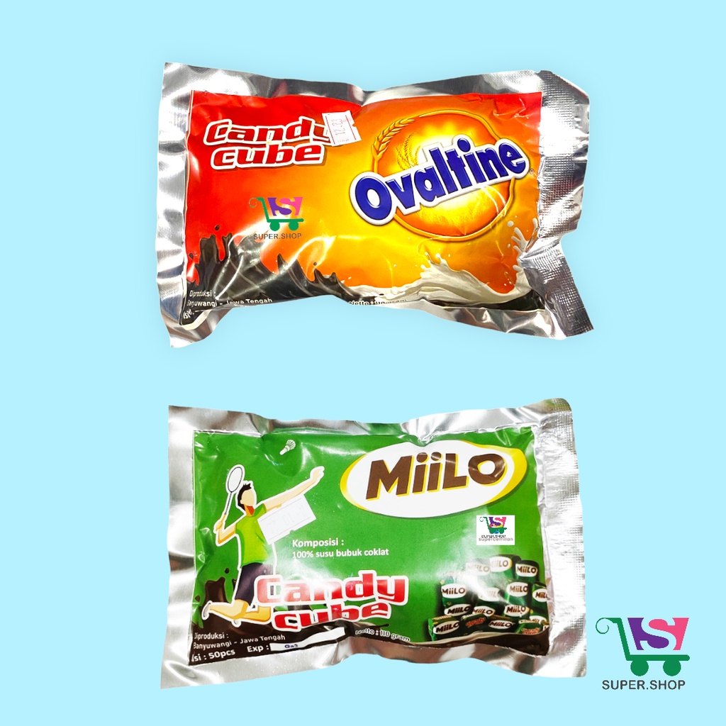 LOKAL Miilo/ovaltine Candy Cube Local Milo Cube Chocolate (Fill 50pcs) Shopee Philippines