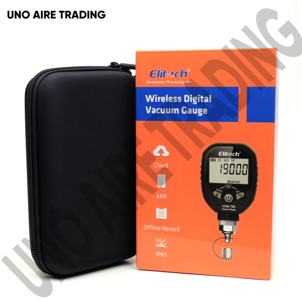 Wireless Digital Vacuum Gauge VGW760 119000 microns or Refrigerants