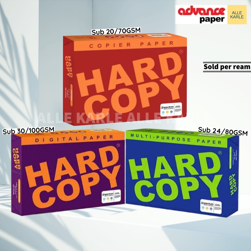Hard Copy Copier Paper Sub 20 Sub 24 Sub 30 Alle Karle Shopee