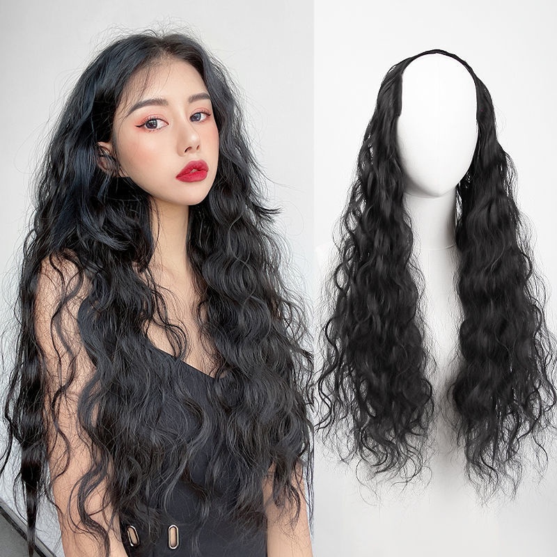 Wave roll long curly hair wig YV41089