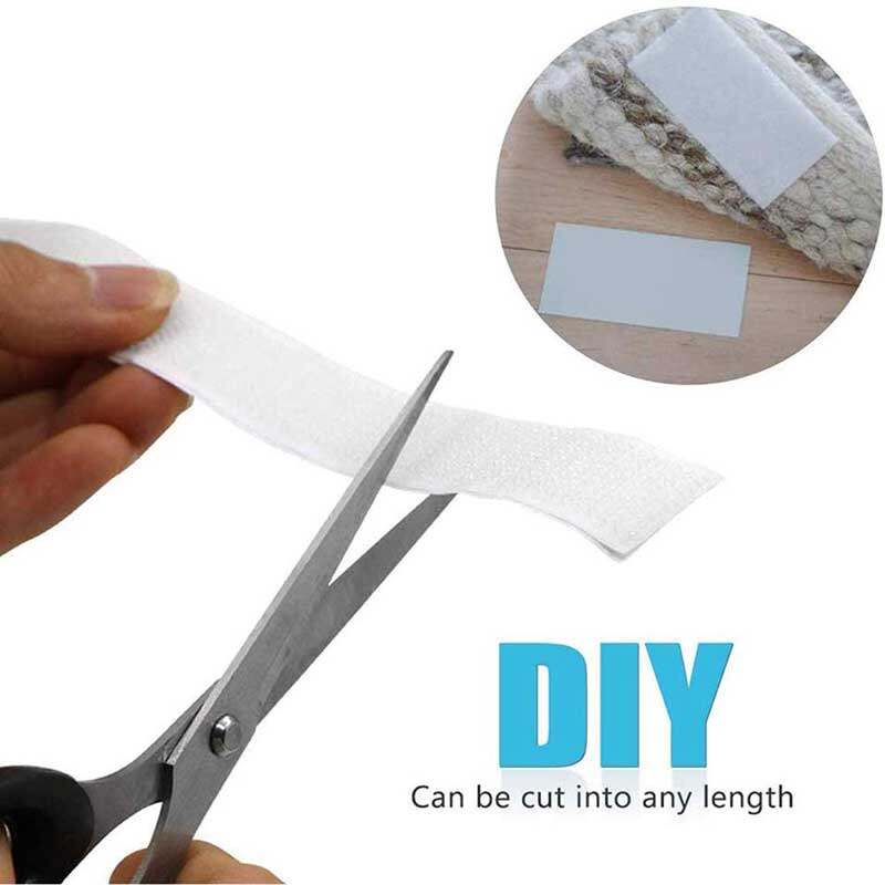 Velcro Tape Hook Loop Strips with Adhesive Fastener Tape Nylon Sticker ...