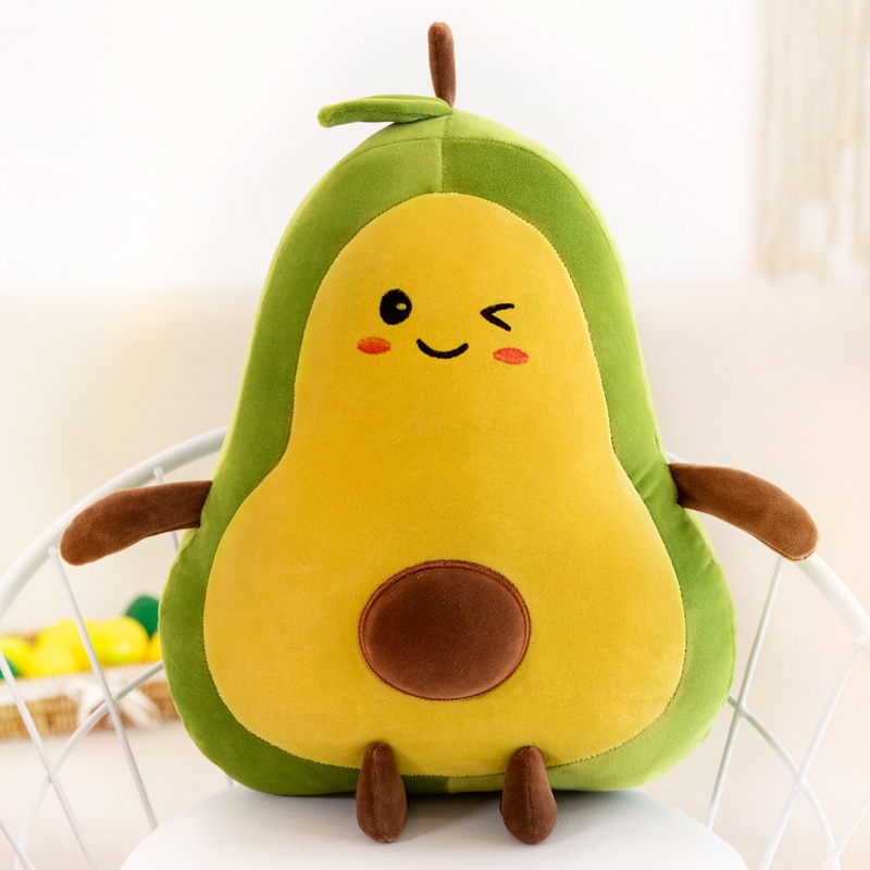 Avocado Birthday Gift Plush Toy Cute Fruit Cushion Fruit Stuffed Toys ...