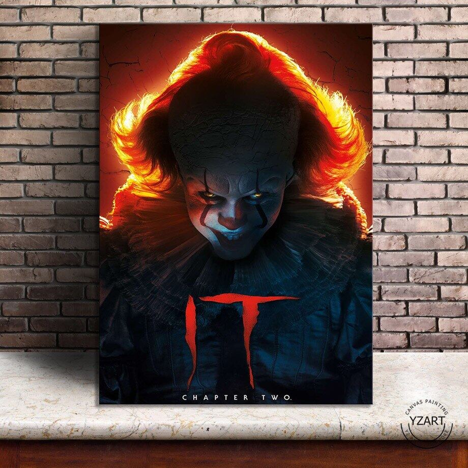 It Chapter Two Horror Movie Poster Wall Painting The Joker Picture ...