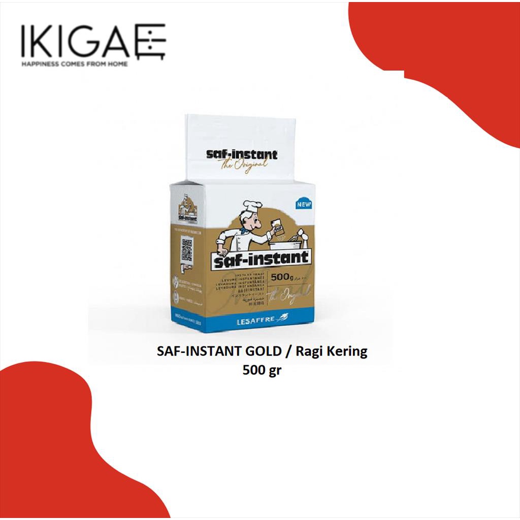 SAF INSTANT GOLD / Instant Yeast / Instant Dry Yeast 500 gr | Shopee ...