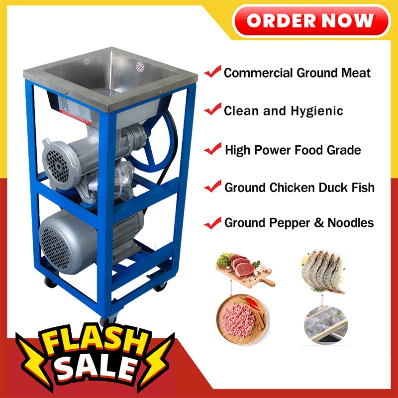Electric Meat Grinder Commercial Large Multifunction Bone Crusher Can