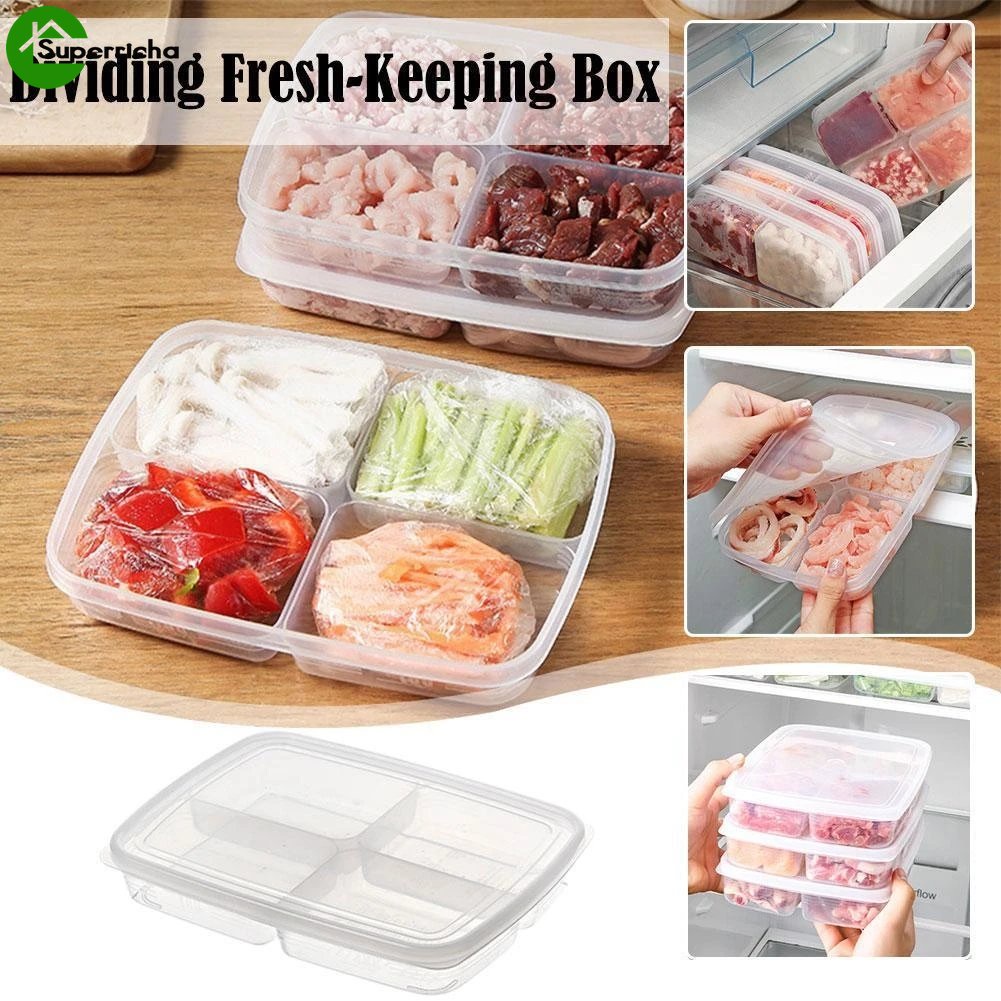 Food Fruit Fresh Food Container With Lid Kitchen Accessories Portable