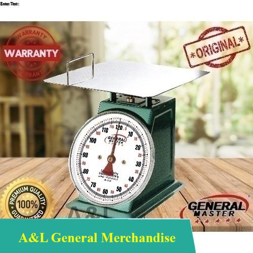 120kg General Master Stainless Dial Scale Weighing Scale Flat Plate GM ...