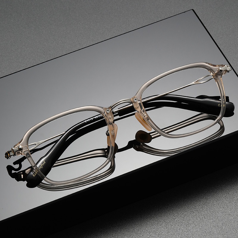 Pure Titanium Glasses Men Women Vintage Clear Lens Eyeglasses Ladies ...