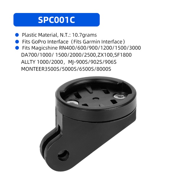 Bicycle Front Light Holder Lamp Bracket Camera Stand for GoPro Unibody