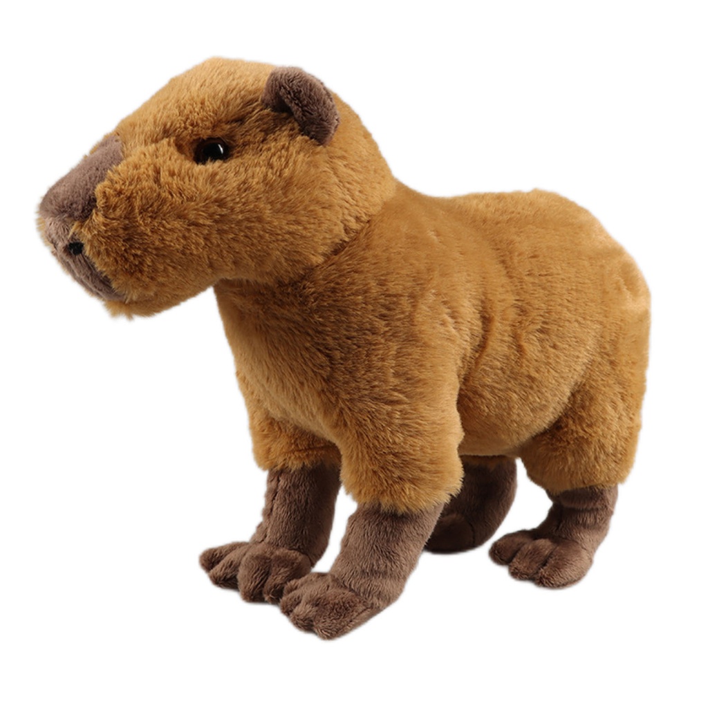 12.9'' Kawaii Simulation Capybara Plush Toy Soft Stuffed Animal Toy ...
