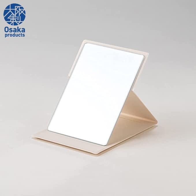 Japanese Folding Makeup Mirror – Portable Tabletop Mirror, Travel Vanity Mirror With Adjustable Angle - View #7