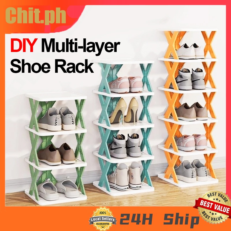 CHIT Multilayer Simple Shoe Rack DIY Assembly Shoe Rack Save Space