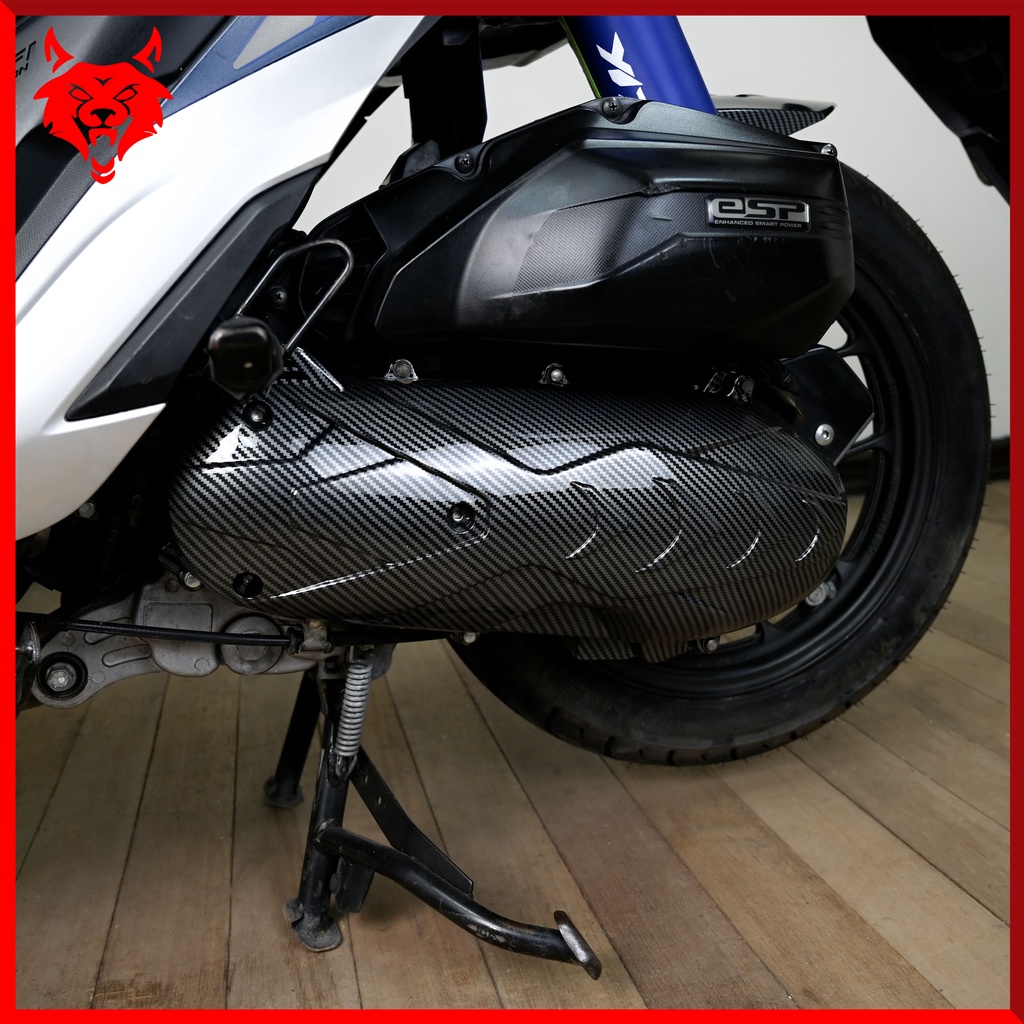 CRANKCASE COVER CVT FOR HONDA CLICK 125, 125I, V2 AND V3 CARBON MADE IN