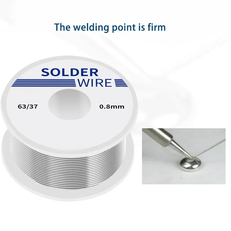 50/200g Tin solder wire Rosin Core Solder Wire 63/37 Flux Reel Welding ...