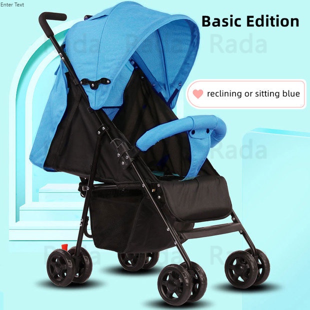 Baby Stroller 03 years old stroller for baby 360° rotating handle