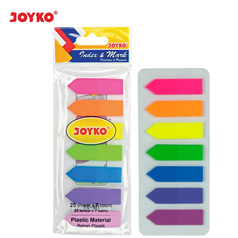 Joyko IM-31 arrow Sticky notes (25 sheets x 7 colors) | Shopee Philippines