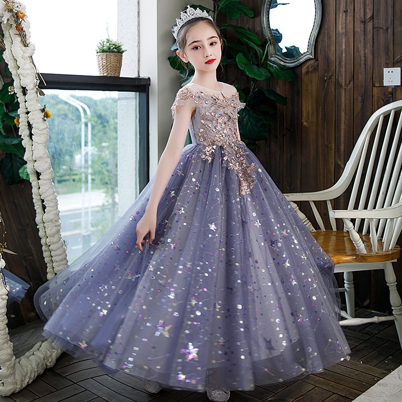 Flower Girls Evening Dresses for Weddings Birthday Party Gown Luxury ...