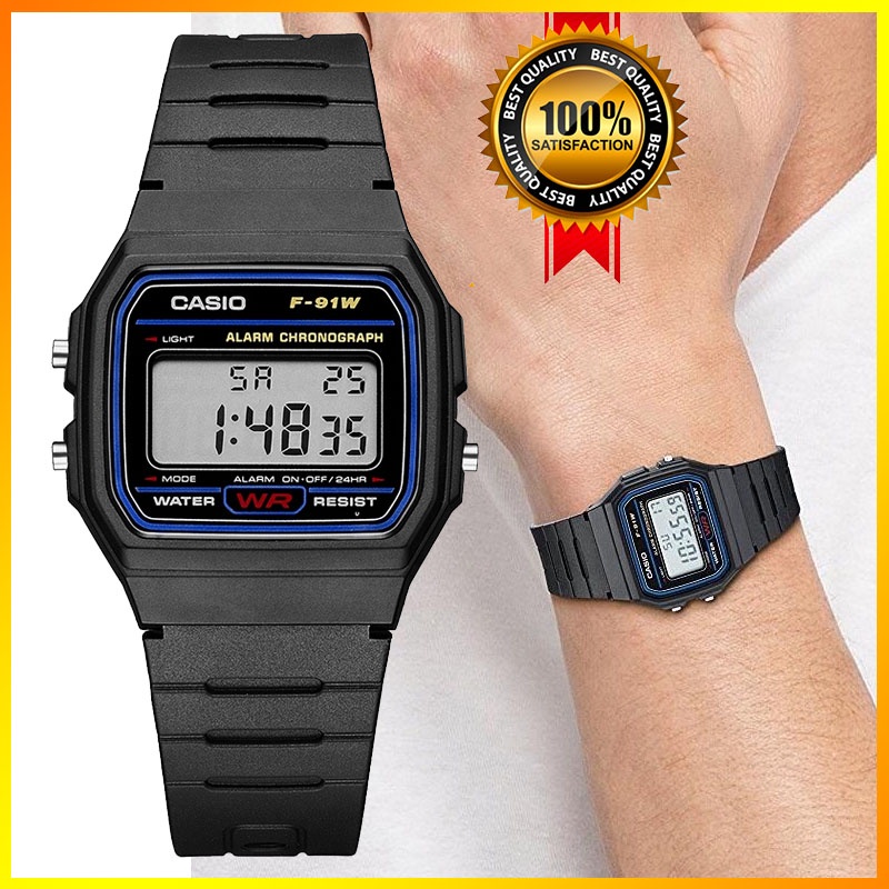 CASIO Men's Digital Waterproof Watch Retro Alarm Chronograph Water