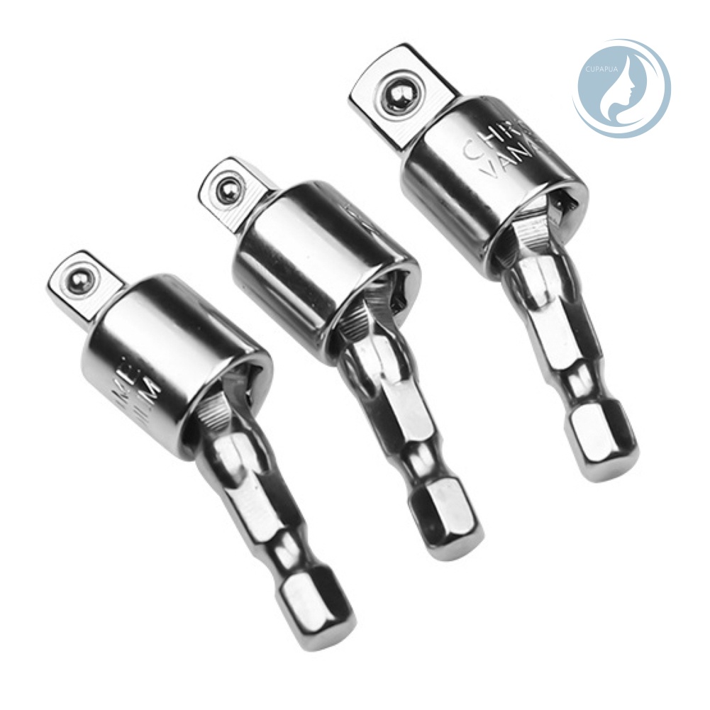 C.W Universal 360 Degree Swivel Connector Hex Square Wrench Socket