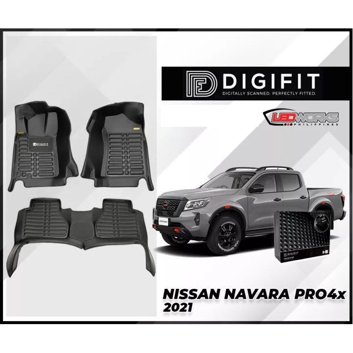 NISSAN NAVARA 2021-2022 Digifit Premium Car Matting /Floorliner ...